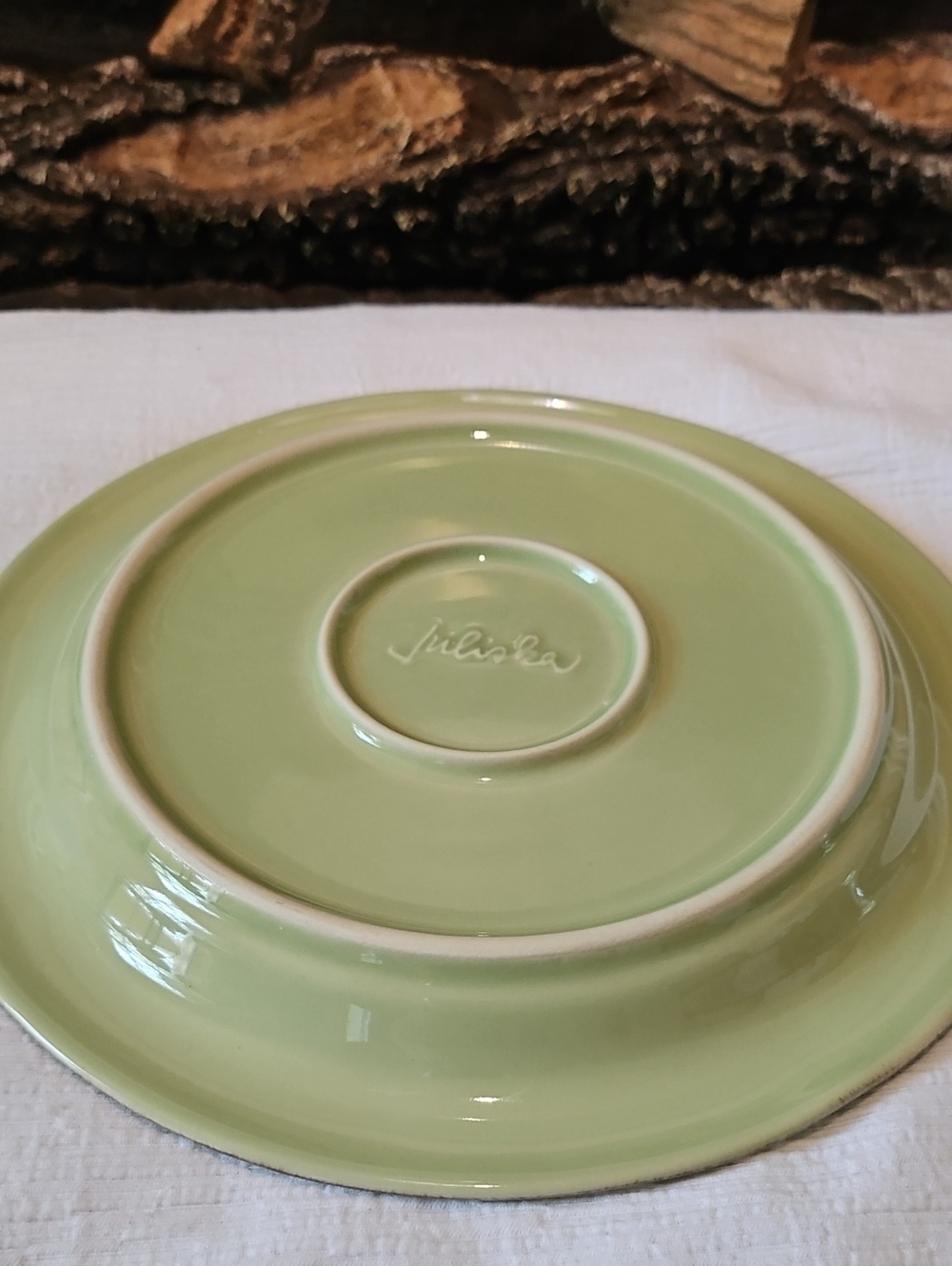 Juliska Berry & Thread 9" Pistachio Green Plate